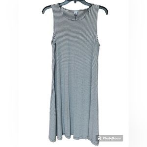 Old Navy sleeveless stripe Dress Sz Large